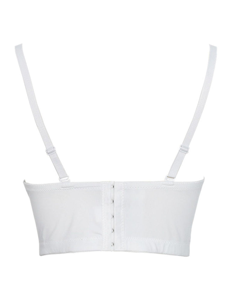 1970er Steampunk Strassstein Camisole mit Nieten