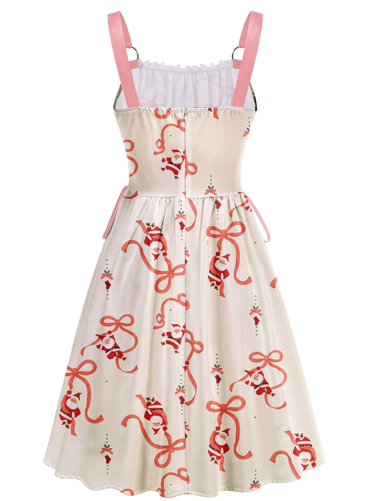 1950er Weihnachten Ornament Schnürung Kleid