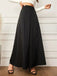 Schwarz 1940er Nadelstreifen Super Weites Bein Hose