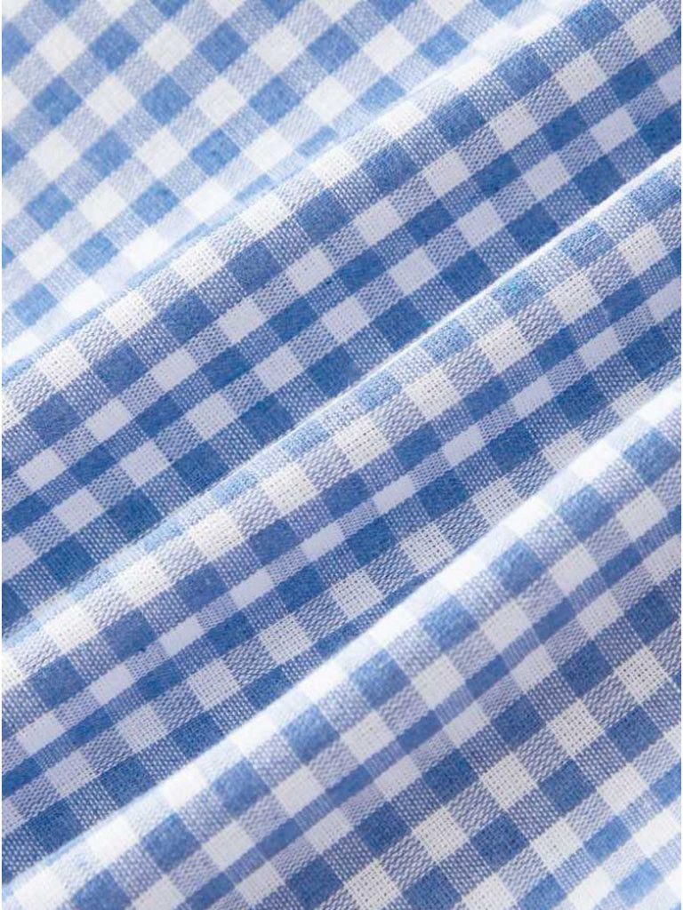 1950er Halter Gingham Plaids Bogen Romper