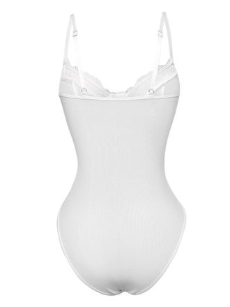 1960er Spitze Spaghetti Träger Korsett Bodysuit