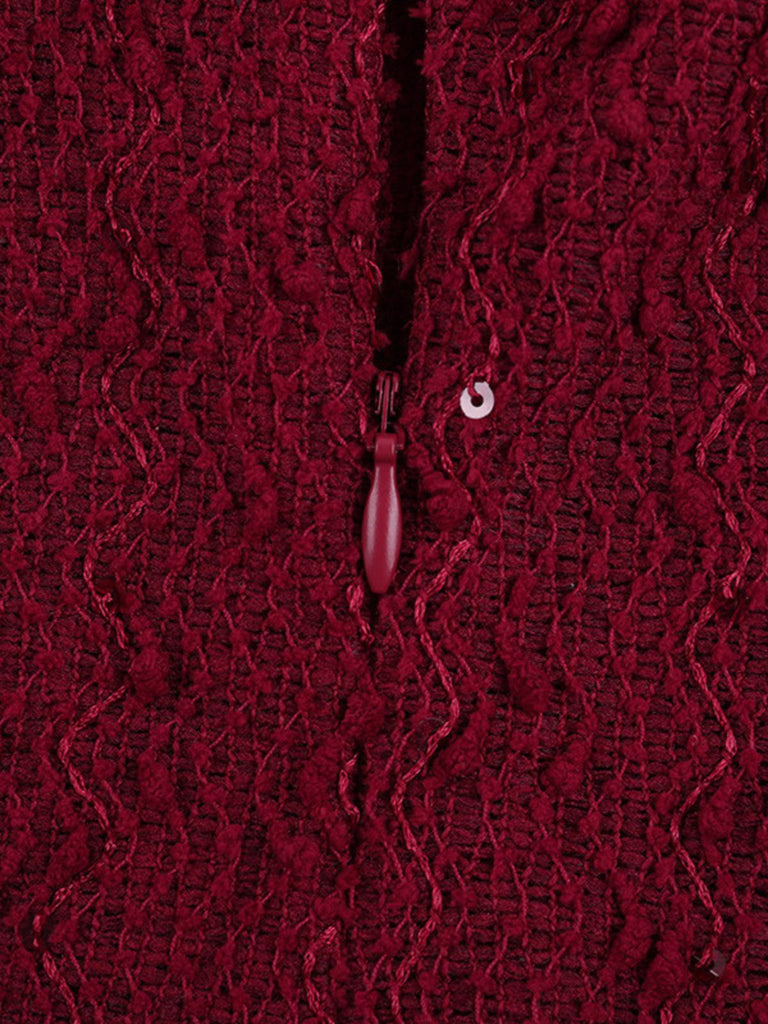 1930er Solide Schnürung Trägerlos Maxi Kleid