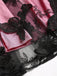 1950er 3D-Schmetterling Besticktes Patchwork Kleid