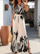 Weiß 1930er Silhouette Pflanzen Spaghetti Träger Jumpsuit