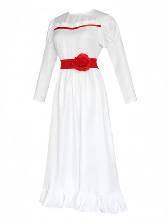 Weiß 1940er Annabelle Puppe Inspiriertes Kleid