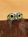 Vintage Böser Blick Eule Ring