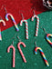 Weihnachten Regenbogen Zuckerrohrbonbon Farbe Ohrringe