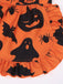 1950er Halloween Kürbis Geist Rüschen Kleid