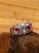 Vintage Böser Blick Eule Ring