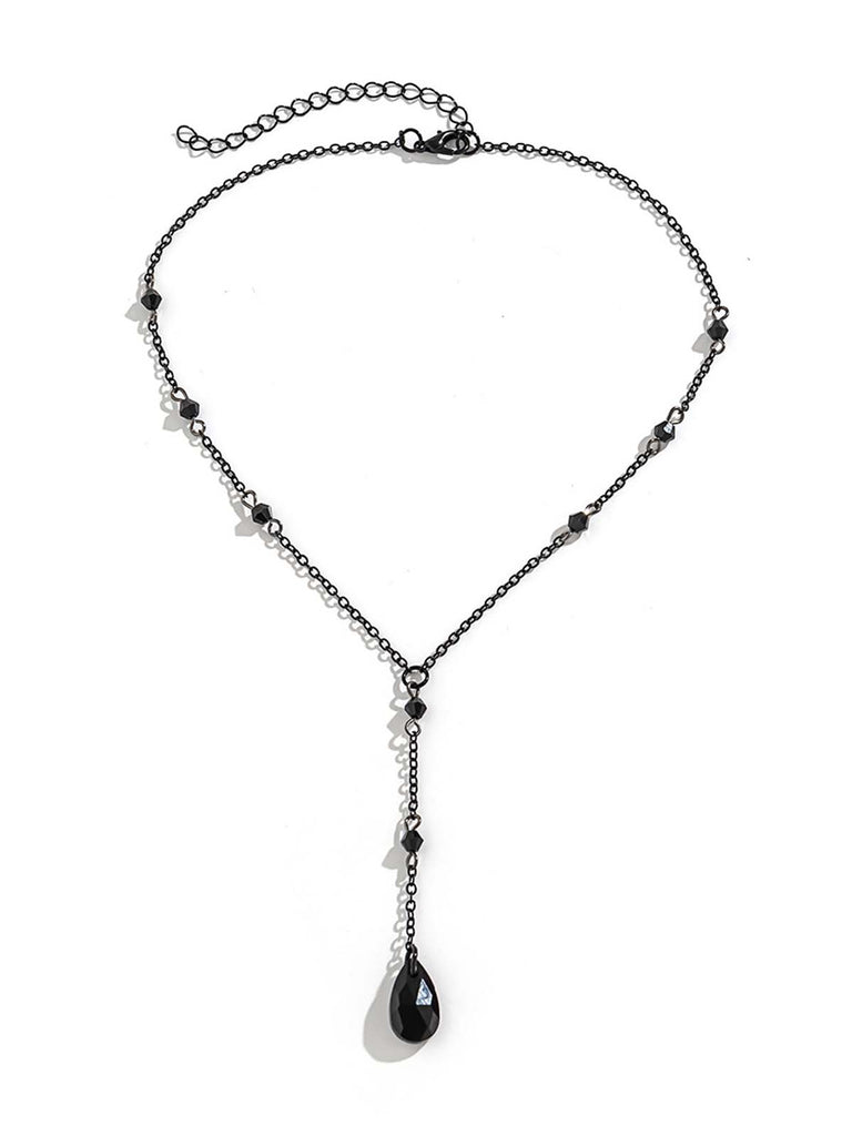 Vintage Träne Chain Punk Ohrringe & Halskette