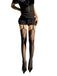 Vintage Spitze Solide Strapsstrumpfhose