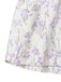 Lila 1970er Blumen Druck Spaghetti Träger Romper