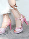 Funkeln PU Leder High Heel Sandalen
