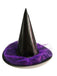 Lila Spitzer Halloween Leder Hexen Hut