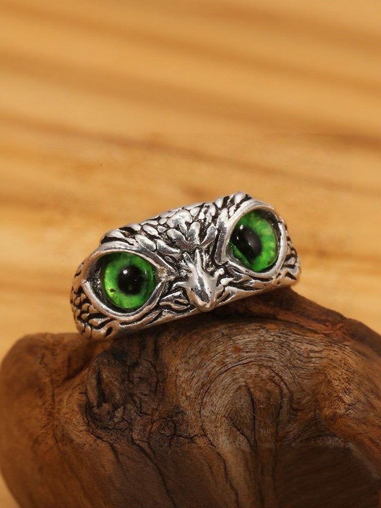 Vintage Böser Blick Eule Ring