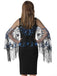 1920er Quaste Pailletten Netz Blumen Cape