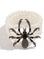 Vintage Halloween Spinne Kunstperle Armband