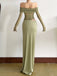 Schwarz 1980er Solide Schulterfrei Netz Cut-Out Durchsichtig Kleid