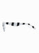 Klassiker Vintage Streifen Cat Eye Sonnenbrille