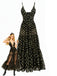 Schwarzer 80er Badeanzug & Cover-Up mit Polka-Dots und Rock