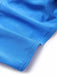 Blaues 50er Bikini-Set mit Herzausschnitt und Schleife