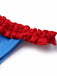 Blaues 50er Bikini-Set mit Herzausschnitt und Schleife