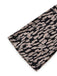 Braun 1940er V-Ausschnitt Leopard Satin Bindung Romper
