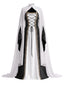 80er Halloween Hofkostüm mit Kleid und rückenfreiem Cape