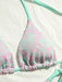 80er Bikini-Set mit Neckholder und Paisley