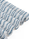 Dunkelblaues 50er Swingkleid mit Print und Geometrisch