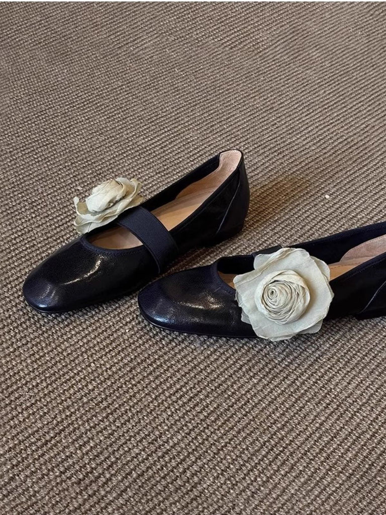 Schuhe mit Blumen, Mary Jane und 3D
