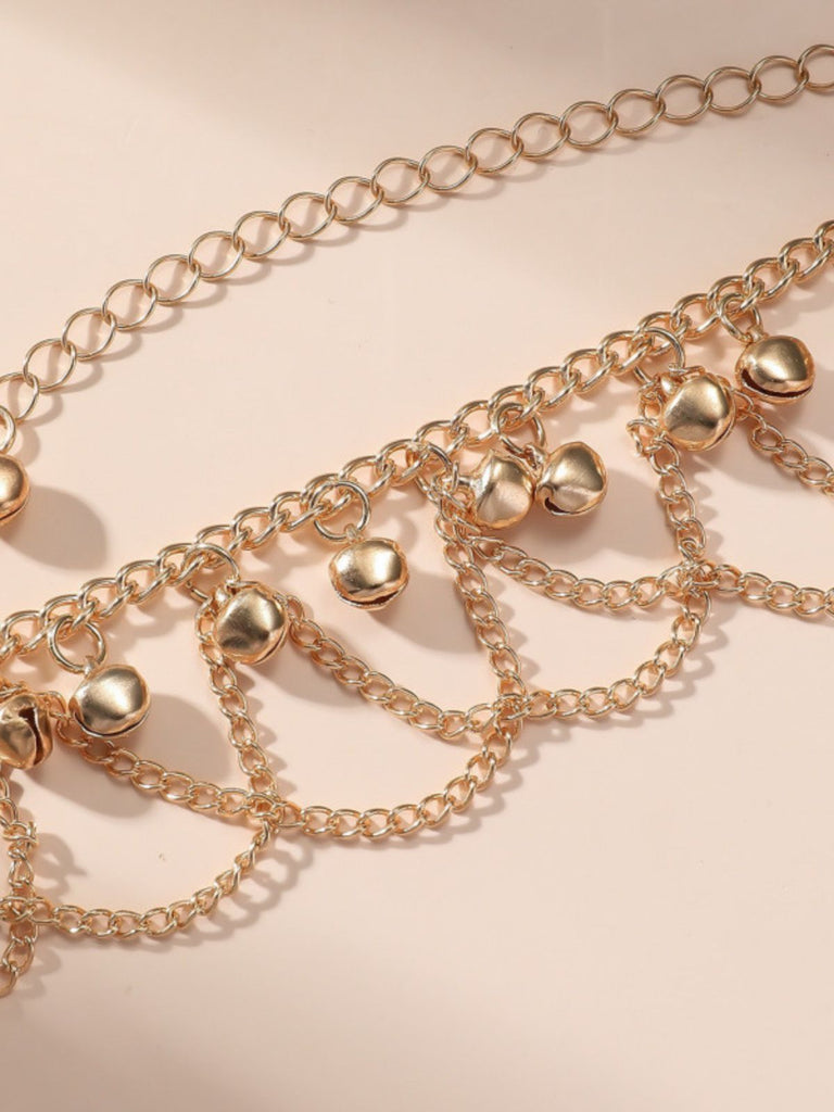 Golde Schmuck mit Mehrlagig und Bell