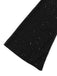 Schwarz 1930er Glitzernd Cutout Jumpsuit mit Umhang