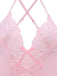 1970er Slip Blumen Spitze Bogen Nachthemd