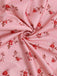 Multicolor 1930er Steppdecke Blumen Rüschen Träger Kleid