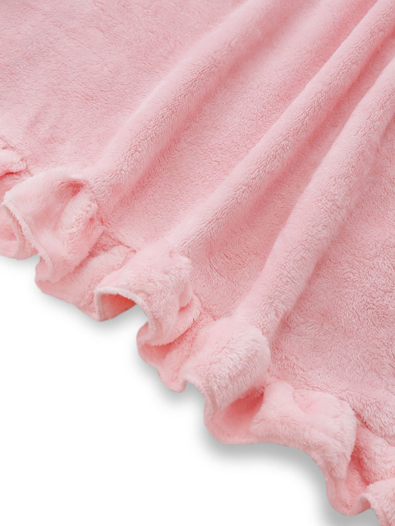 1930er Langarm Flanell Pajama Robe