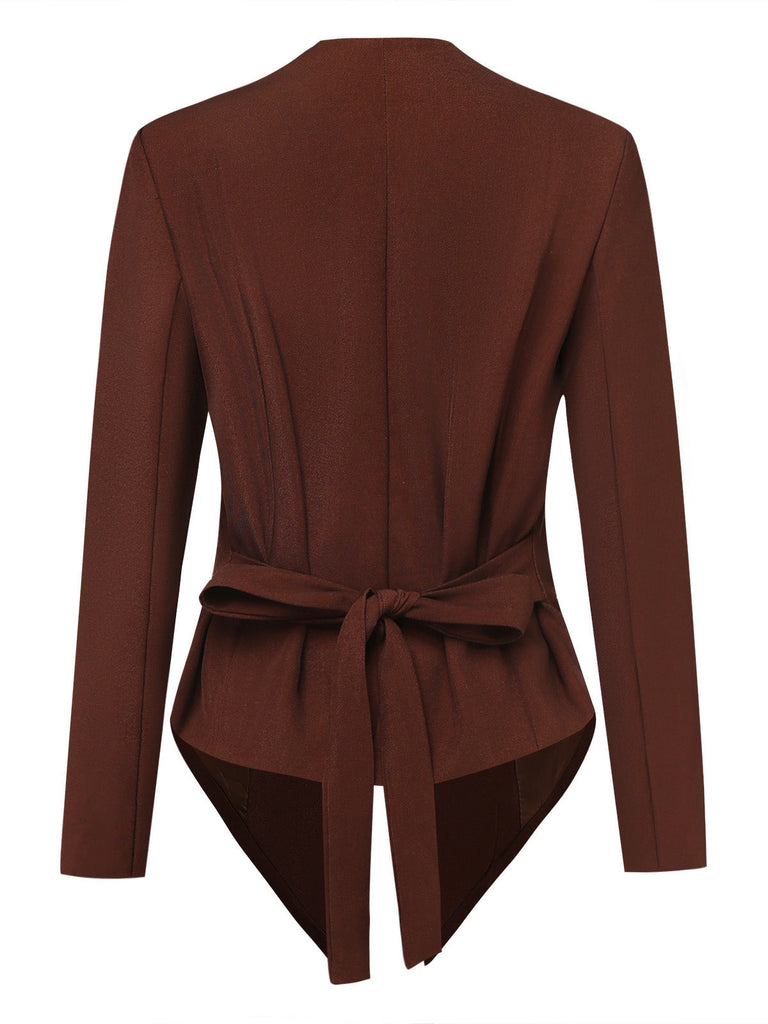 50er taillierter Blazer mit Knöpfen
