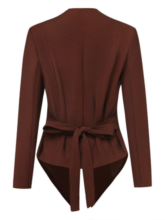50er taillierter Blazer mit Knöpfen