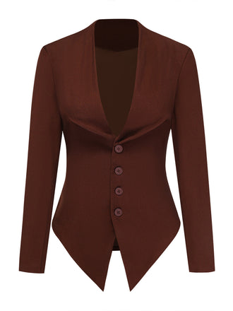 50er taillierter Blazer mit Knöpfen