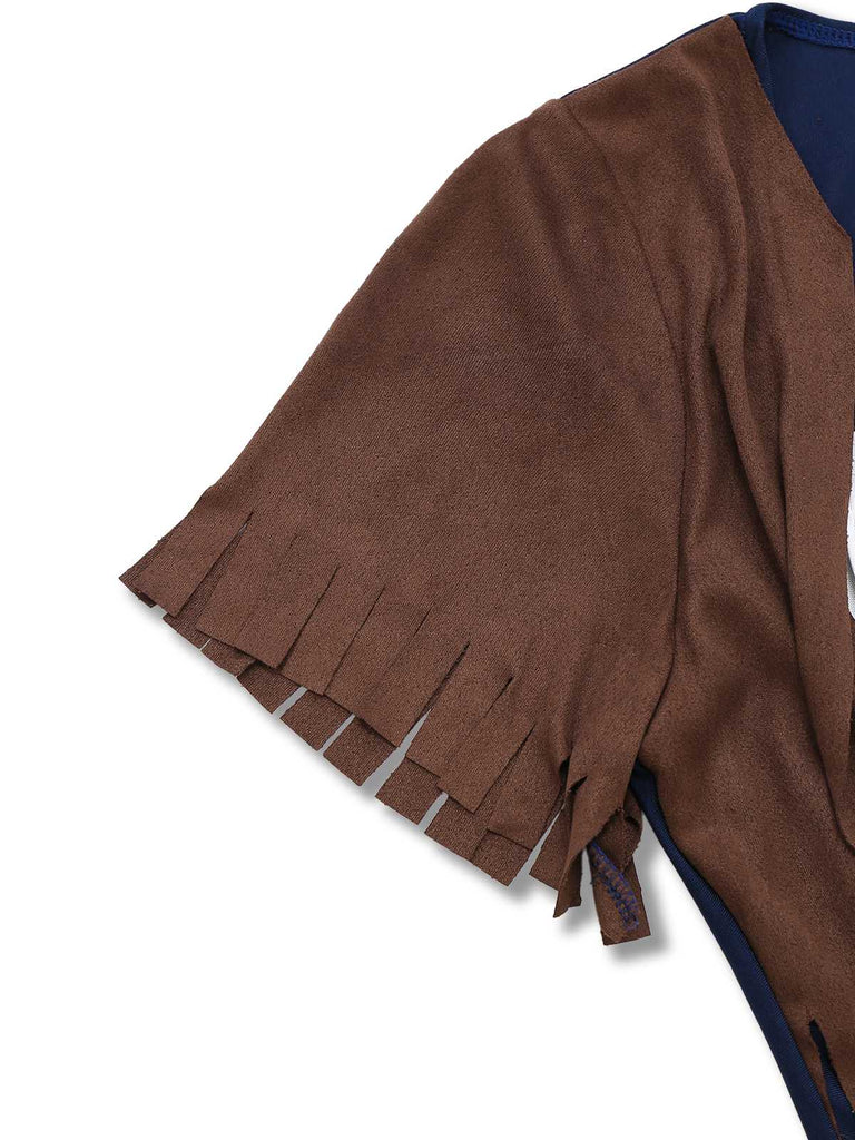 1940er Western Cowgirl Kostüm Kleid Mit Peitsche