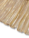 Gold 1930er Metallisch Abgestuft Spaghetti Träger Kleid