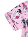 Dunkelrosa 1970er Halloween Boo Drucken Pyjama