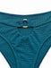 Grün 1930er Hohl Halter Strukturierter Stoff Bikini Set