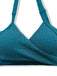 Grün 1930er Hohl Halter Strukturierter Stoff Bikini Set
