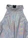 Silber 1970er Disko Ärmellos Metallisch Jumpsuit