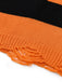Schwarz & Orange 1950er Halloween Schläger Strick Pullover