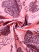 Rosa 1970er Spaghettiträger Blumen Gesmokt Jumpsuit