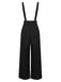 2PCS Schwarz 1930er Streifen Krawattenkragen Rüschenärmel Bluse & Hose