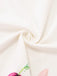 50er Shirtkleid mit Blumen-Print und Neckholder