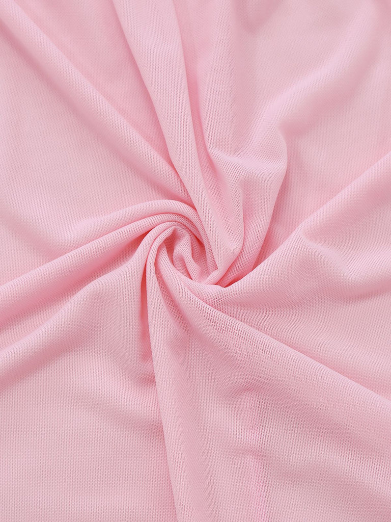 [Vorverkauf] 1950er Bogen Spitze Besatz Netz Babydoll Nachthemd